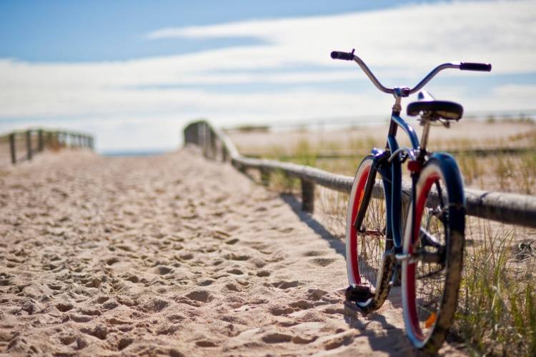 bike rental on the beach